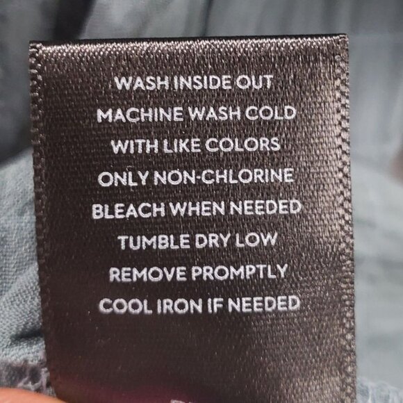 Simply Vera VeraWang Womens Quilted V-Neck Long Sleeve Blouse Sz S Bell Sleeve - Picture 7 of 9